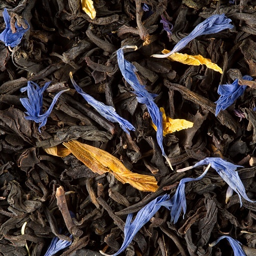 картинка Черный чай Dammann Jardin Bleu / Голубой Сад, саше на чашку (24 пак.) от интернет магазина