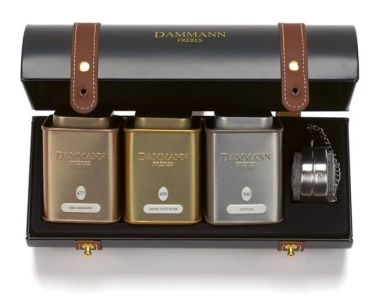 картинка Подарочный набор Dammann Merveilleux (Замечательный) (3 вида чая и ситечко) от интернет магазина