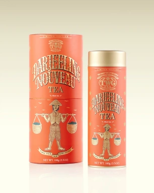 картинка Черный чай TWG Tea Darjeeling Nouveau (2025) / Дарджилинг первого сбора, туба (100 гр) от интернет магазина