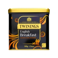 картинка Черный чай Twinings English Breakfast, банка (500 гр) интернет магазин являющийся официальным дистрибьютором в России 