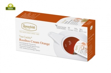 картинка Травяной чай Ronnefeldt Rooibus Cream Orange / Ройбос Крем Оранж, саше на чайник (Tea-Caddy) (20 пак) от интернет магазина