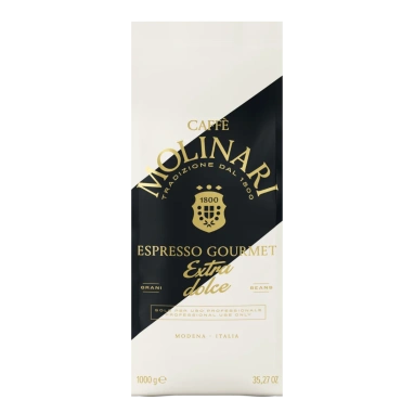 картинка Кофе Molinari EXTRA DOLCE 100% Arabica, зерновой (1000 гр) от интернет магазина