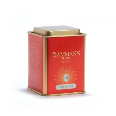 картинка Черный чай Dammann Cristmas tea / Рождественский красный, банка (90 гр) от интернет магазина