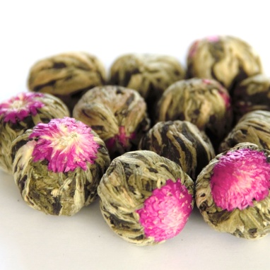 картинка Связанный чай Хуа Ли Чжи с цветком (100 гр) от интернет магазина