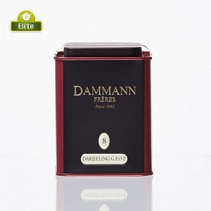 Черный чай Dammann Дарджилинг GFOP, банка (100 гр)