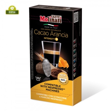 картинка Кофе Molinari Cocoa Arancia (Шоколад и Апельсин), 10 кап. от интернет магазина