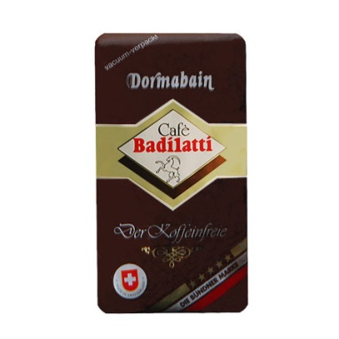 картинка Декофеинизорованный кофе Badilatti Dormabain / Дормабайн без кофеина молотый (250 гр) от интернет магазина