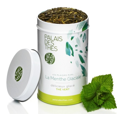 картинка Зеленый чай Palais des Thes Ледяная Мята, Коллекция Истинное Наслаждение, авторский купаж (100 гр) от интернет магазина