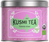 картинка Зеленый чай Kusmi Tea Rose Green / Зеленый чай с розой, банка (100 гр) интернет магазин являющийся официальным дистрибьютором в России 