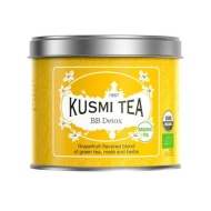 картинка Kusmi Tea BB Detox (Зеленый чай, мате, грейпфрут), банка (100 гр) интернет магазин являющийся официальным дистрибьютором в России 