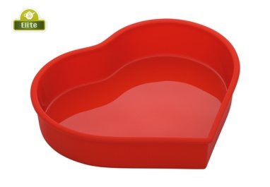 картинка Формы для выпечки в виде сердца, силиконовая, 24,5x22x4,6 см, серия Mila от интернет магазина