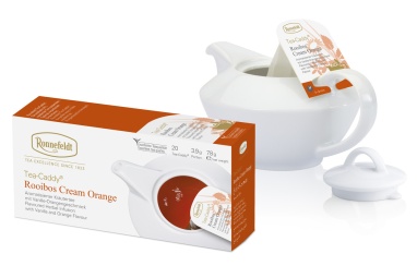картинка Травяной чай Ronnefeldt Rooibus Cream Orange / Ройбос Крем Оранж, саше на чайник (Tea-Caddy) (20 пак) от интернет магазина