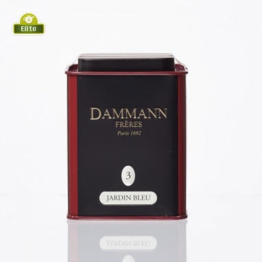 картинка Черный чай Dammann Jardin Blue / Голубой Сад (100 гр) от интернет магазина