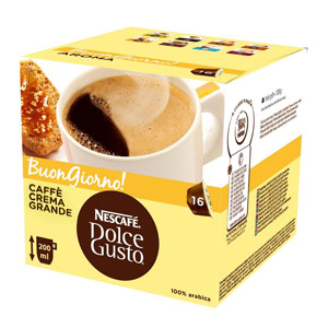 картинка Кофе Nescafe Dolce Gusto Grande, кофе в капсулах, 16 кап. от интернет магазина