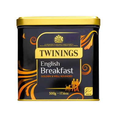 картинка Черный чай Twinings English Breakfast, банка (500 гр) от интернет магазина