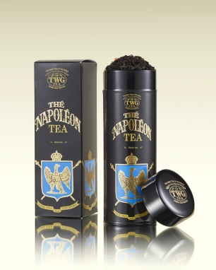 картинка Черный чай TWG Tea NAPOLEON (Чёрный чай с ванилью и карамелью), туба (100 гр) от интернет магазина