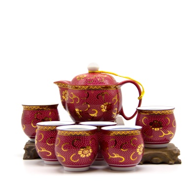 картинка Чайный сервиз Хун Те Сянь, фарфор от интернет магазина