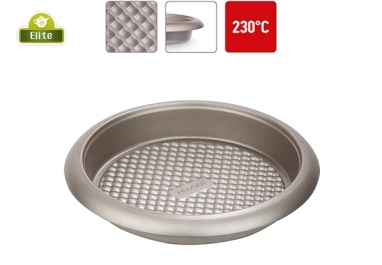 картинка Формы для выпечки круглая для пирога, стальная, антипригарная, 32х3 см, серия Rada от интернет магазина