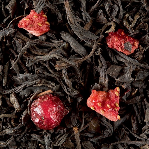 картинка Черный чай Dammann 4 Красных Фрукта, банка (100 гр) от интернет магазина