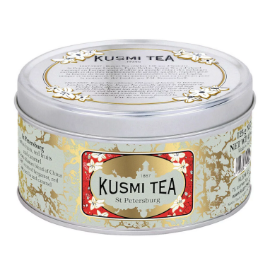 картинка Черный чай Kusmi Tea St Petersburg / Санкт-Петербург, банка (125 гр) от интернет магазина