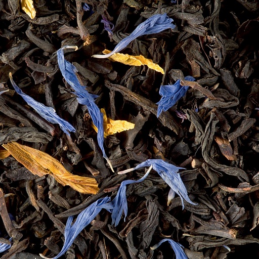 картинка Черный чай Dammann Jardin Bleu / Голубой сад, весовой (1000 гр) от интернет магазина