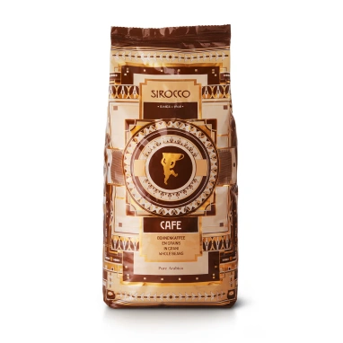 картинка Кофе Sirocco Crema (100% Арабика), зерновой (1000 гр) от интернет магазина
