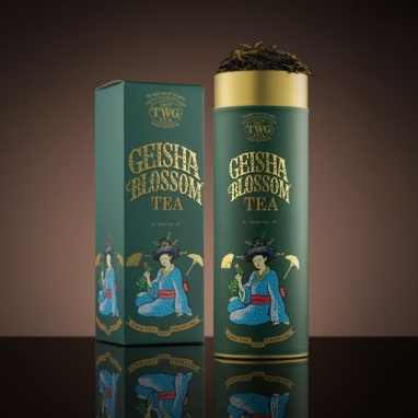 картинка Зеленый чай TWG Tea Geisha Blossom / Цветение Гейши, туба (100 гр) от интернет магазина