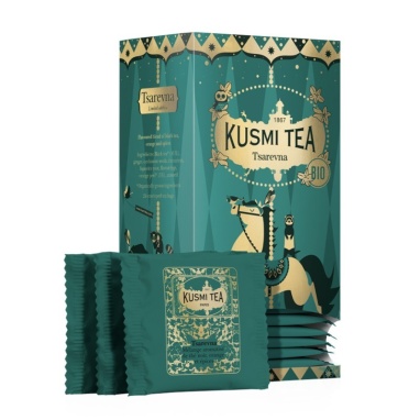 картинка Набор чая Kusmi Tea Tsarevna (Organic) (Царевна) (24 муслиновых пакетиков) от интернет магазина