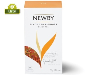 картинка Пакетированный чай Newby Чай с имбирем, (25 пак.) от интернет магазина