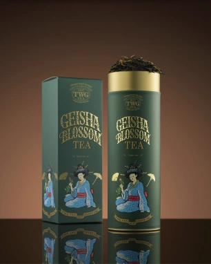 картинка Зеленый чай TWG Tea Geisha Blossom / Цветение Гейши, туба (100 гр) от интернет магазина