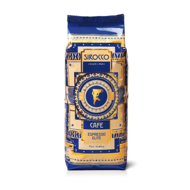 картинка Кофе Sirocco Espresso Elite (100% Арабика), зерновой (1000 гр) от интернет магазина