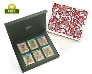 картинка Подарочный набор чая Newby "Праздничный" (красный) в пакетиках от интернет магазина
