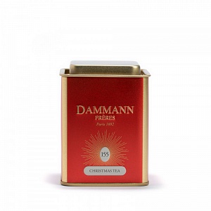Черный чай Dammann Cristmas tea / Рождественский красный, банка (90 гр)
