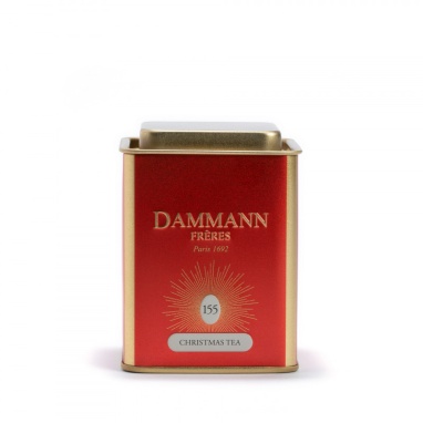 картинка Черный чай Dammann Cristmas tea / Рождественский красный, банка (90 гр) от интернет магазина